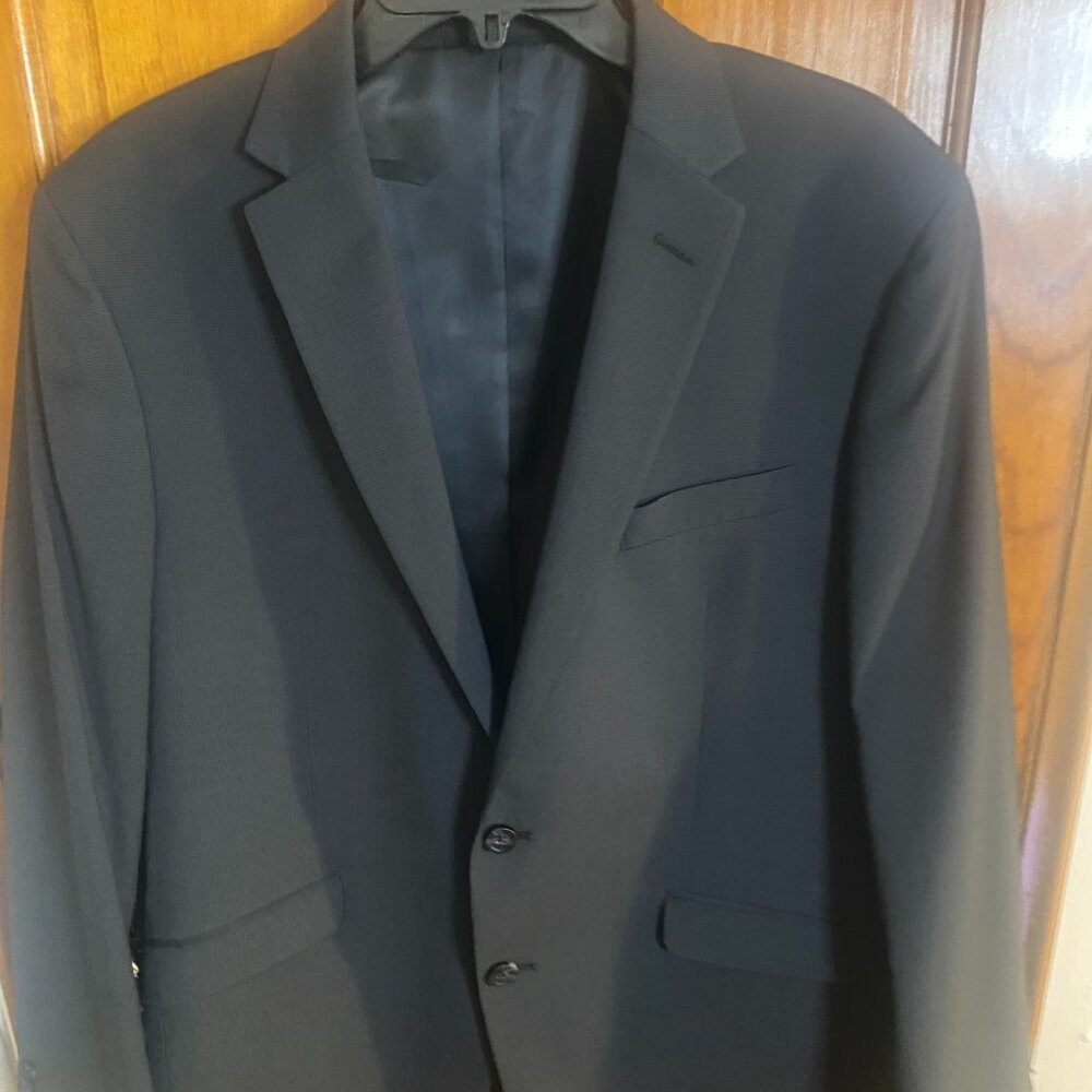 Kenneth Cole Black Suit Jacket 42R